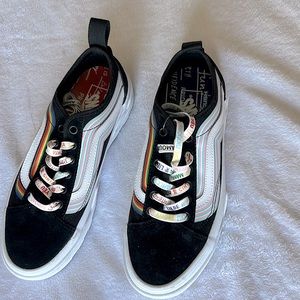 Pride black vans